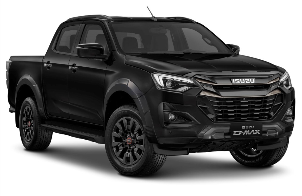 Schwarzer Isuzu D-Max